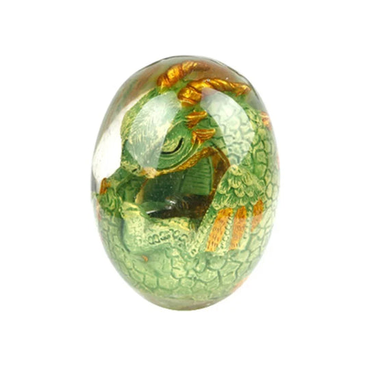 Lava Dragon Egg Resin Statue Ornament – Dinosaur Egg Collection &amp; Kid’s Gift Sculpture