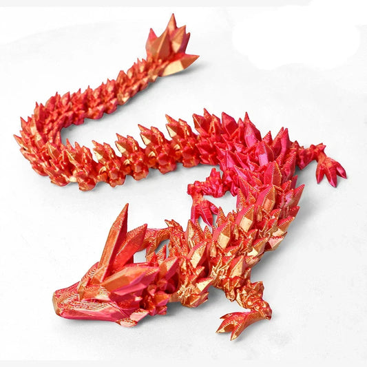 1/2PCS 3D Printed Dragon Egg with Full Articulated Dragon – Movable Desktop Ornament & Kid Toy