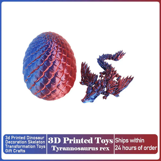 3D Printed Dragon with Movable Wings – Office Desk Accessory & Creative Home Decor